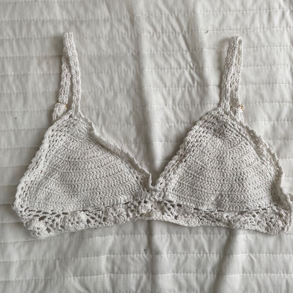 White crochet top